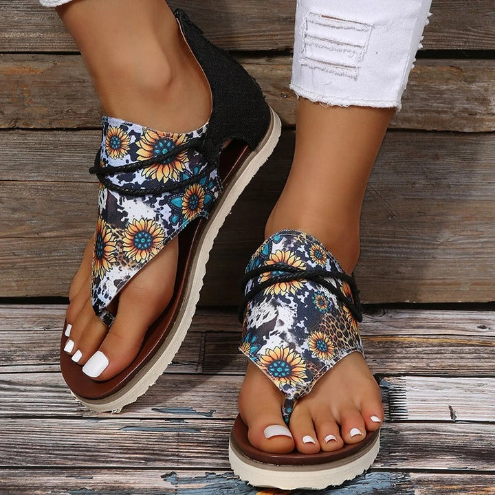 Stilla | Sandaler med Print