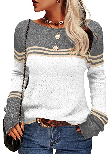 Stilla | Dame Pullover Stribet
