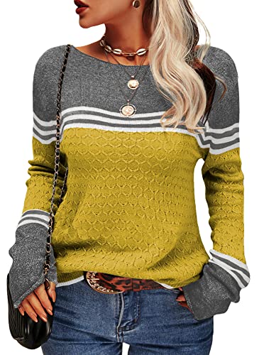 Stilla | Dame Pullover Stribet