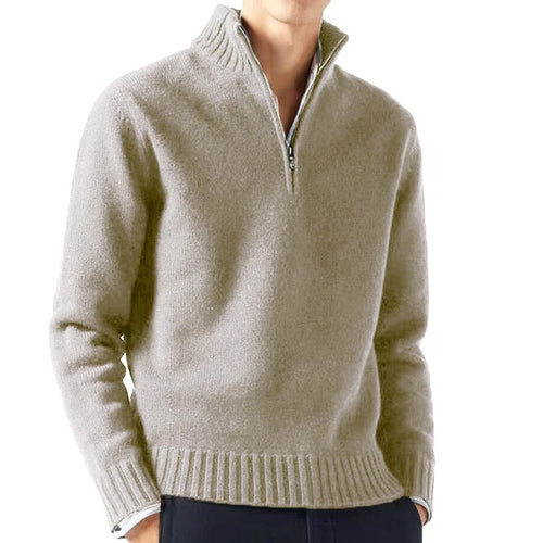 Stilla | Sweater med høj krave og lynlås