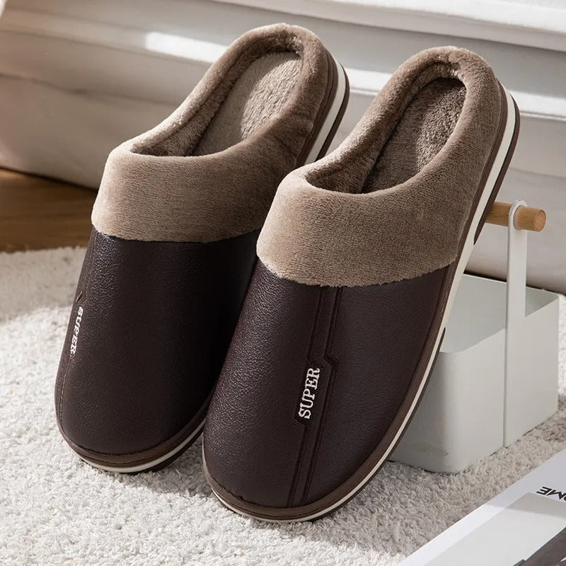 Stilla | Behagelige vinterslippers med tykke såler til mænd