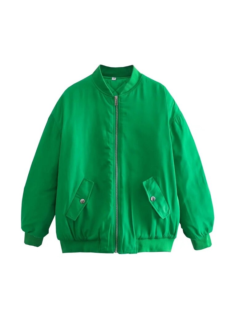 Stilla | Dame Oversized Bomberjakke