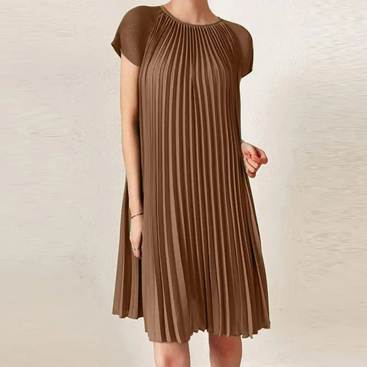 Stilla | Feminin Elegante Plisseret Kjole