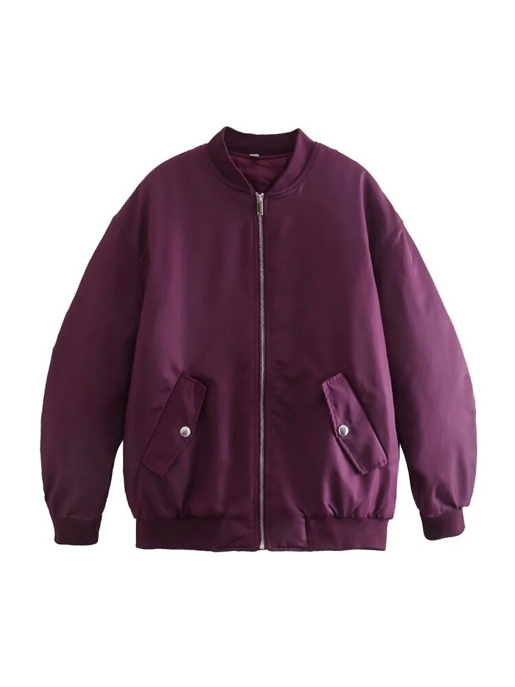 Stilla | Dame Oversized Bomberjakke