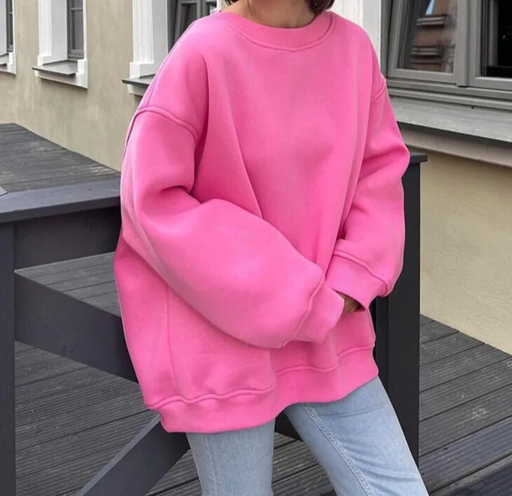 Stilla | Essentiel Størrelse Pullover Smart og Behagelig Til Kvinder