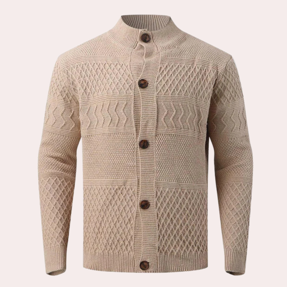 Stilla | Trendy Strikket Cardigan til Mænd
