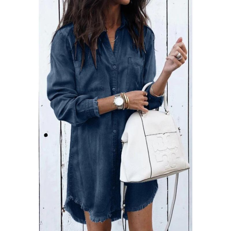 Stilla | Elegante Denim Kjole