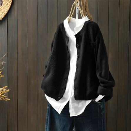 Stilla | Strikjakke Blød Pullover