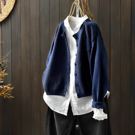 Stilla | Strikjakke Blød Pullover