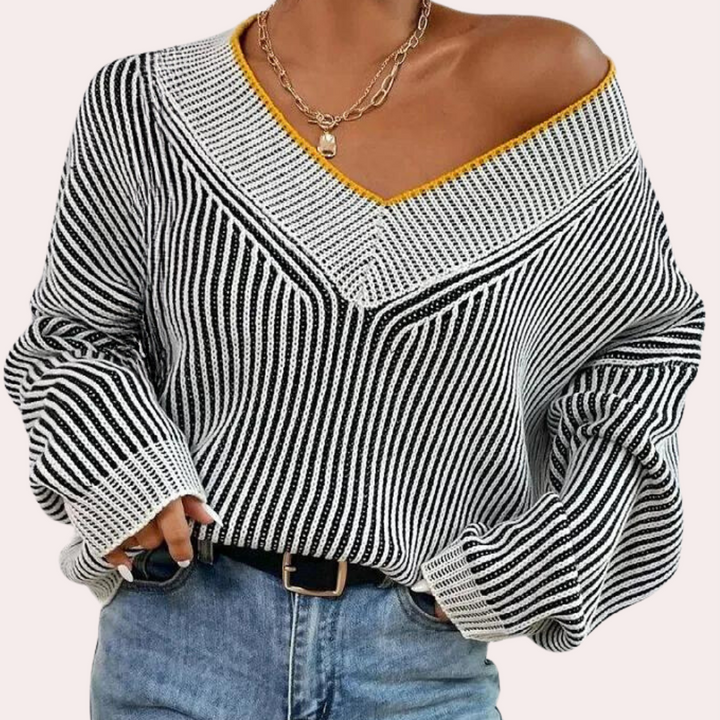 Stilla | Rillede Sweater til Damer