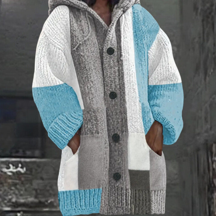 Stilla | Elegant Hætte Cardigan til Kvinder