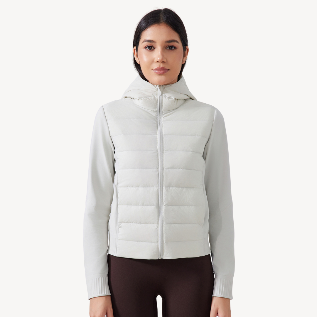 Stilla | Dame Hybrid Pufjakke Hoodie