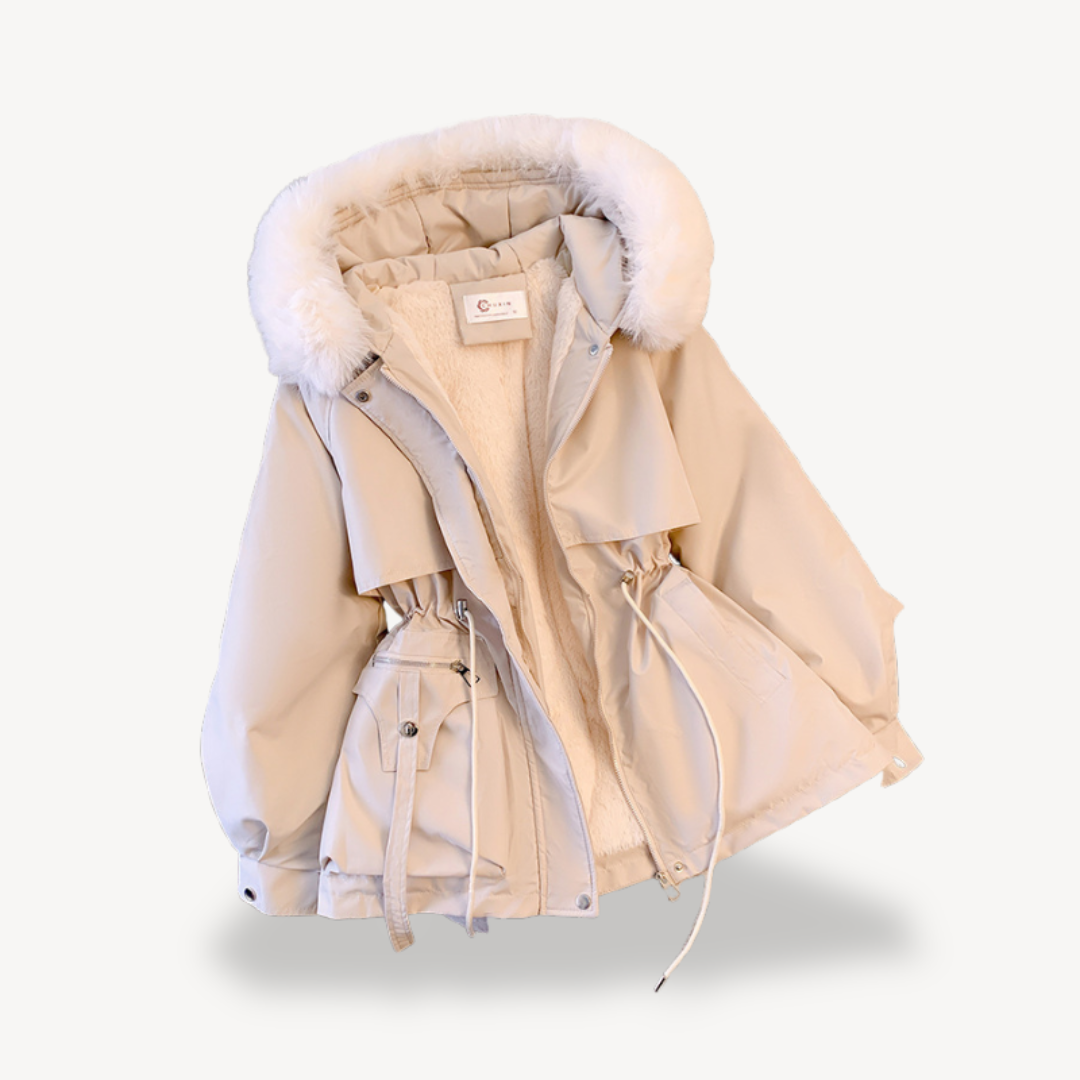 Stilla | Dame Kuns pels Fodret Parka Jakke