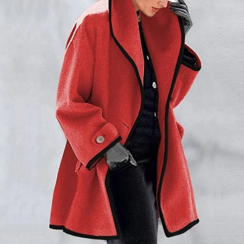 Stilla | Varmer Vinter Uld Dame Trenchcoat