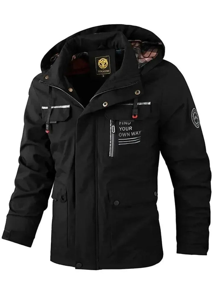 Stilla | Vandtæt Hætte Herre Windbreaker Jakke