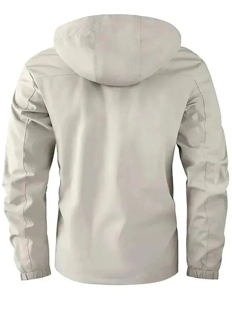 Stilla | Vandtæt Hætte Herre Windbreaker Jakke
