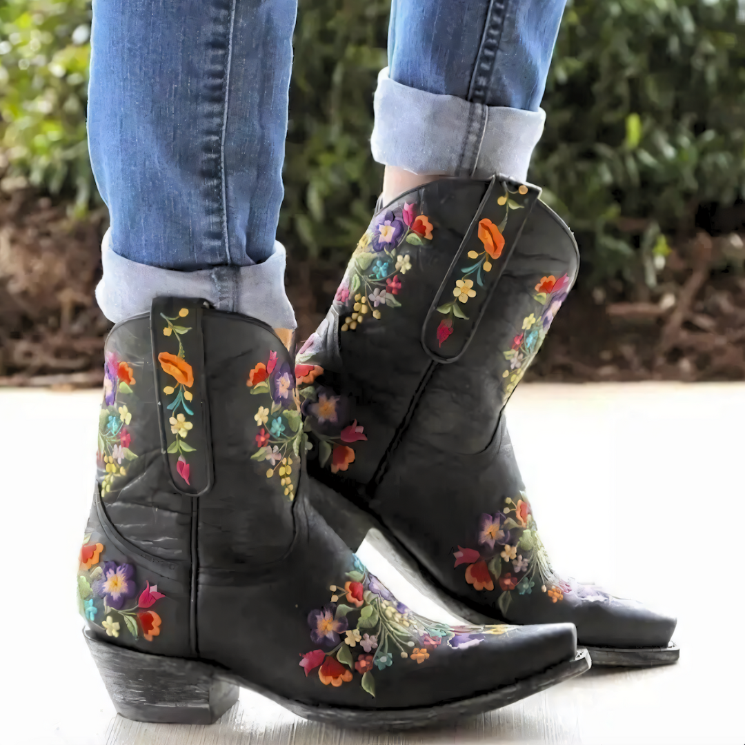 Stilla | Vandtætte Vintage Cowgirl Støvler