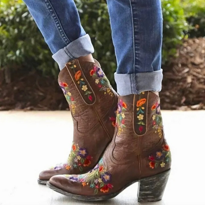 Stilla | Vandtætte Vintage Cowgirl Støvler