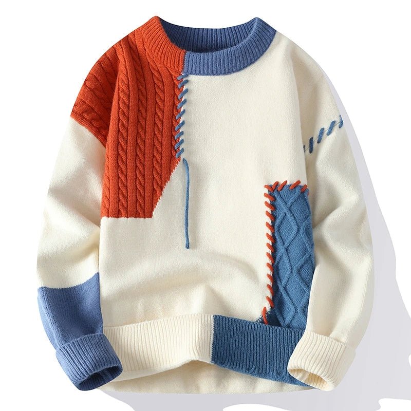 Stilla | Patchwork-Design-Striktrøje