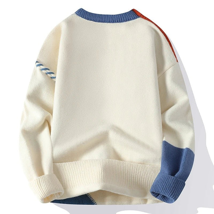Stilla | Patchwork-Design-Striktrøje