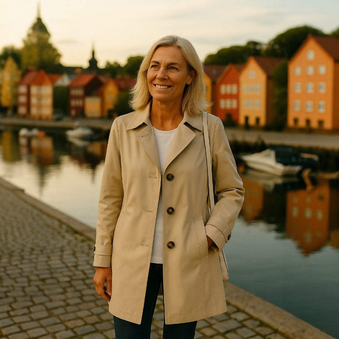 Stilla | Trendy forårstrenchcoat