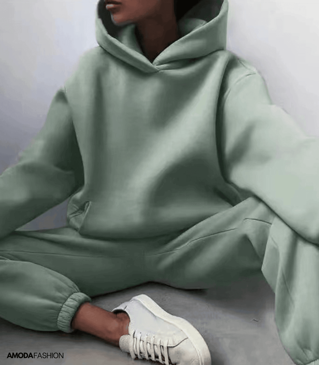 Stilla | Hoodie Sæt i Enkel Farve