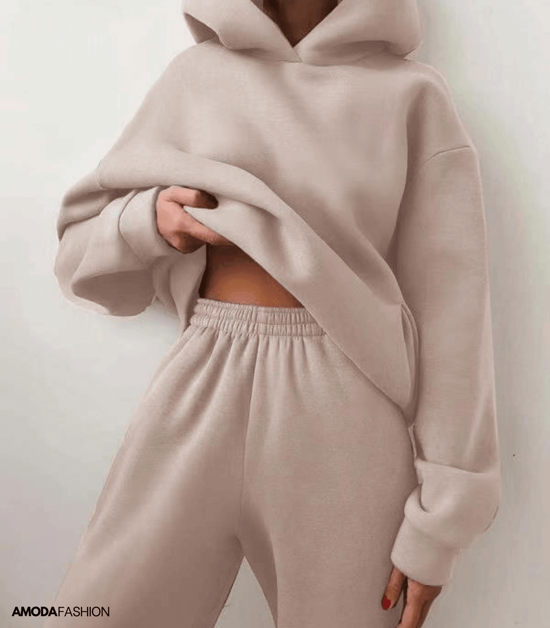 Stilla | Hoodie Sæt i Enkel Farve