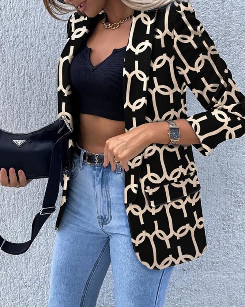 Skovae | Langærmede Slanke Blazer