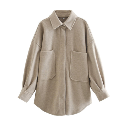 Stilla | Oversized overgangsjakke med store lommer til damer