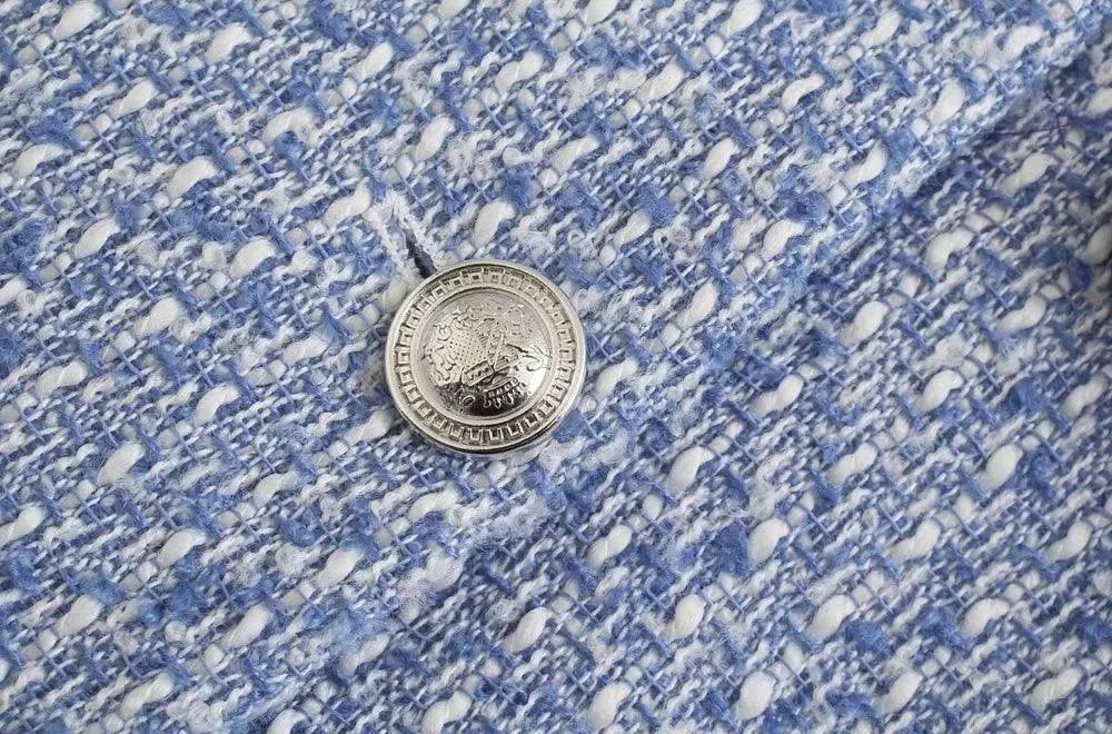 Stilla | Dame Dobbeltknappet Tweed Blazer