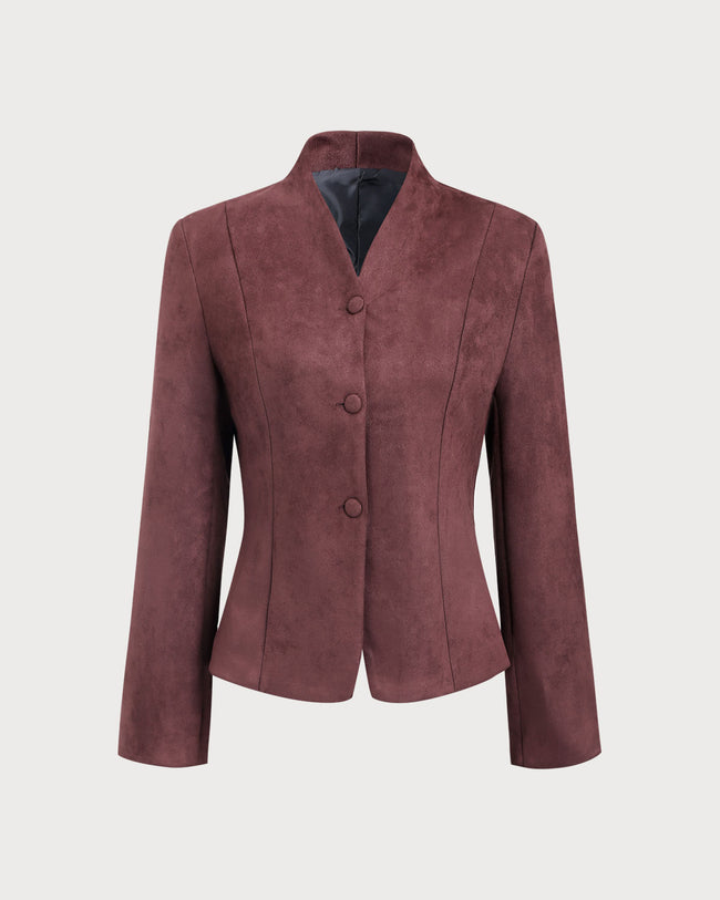 Stilla | Skræddersyet Jakke Struktureret Button up Blazer