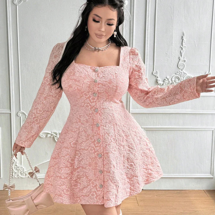 Stilla | Kvindernes 2 4xl A-Line Fashion Designer Korte Kjoler (plus Størrelse)
