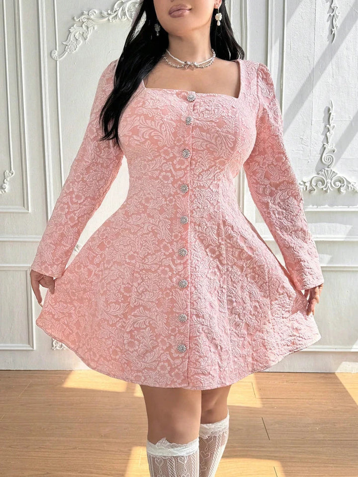 Stilla | Kvindernes 2 4xl A-Line Fashion Designer Korte Kjoler (plus Størrelse)