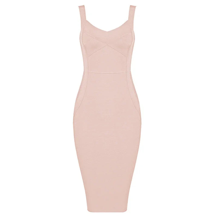 Stilla | Kvinders Bandage Mode Designer Bodycon Kjoler (midi)