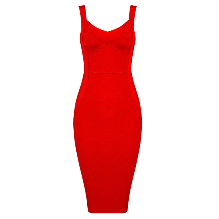 Stilla | Kvinders Bandage Mode Designer Bodycon Kjoler (midi)