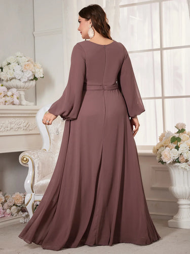 Stilla | Kvinders Chiffon Applikation 2 5xl Mode Designer Lange Kjoler (plus Størrelse)