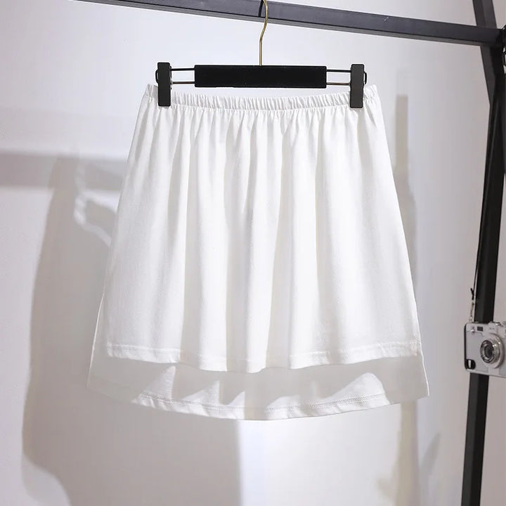Stilla | Designer High Low 5 9xl Mini Skirts (plus Størrelse)
