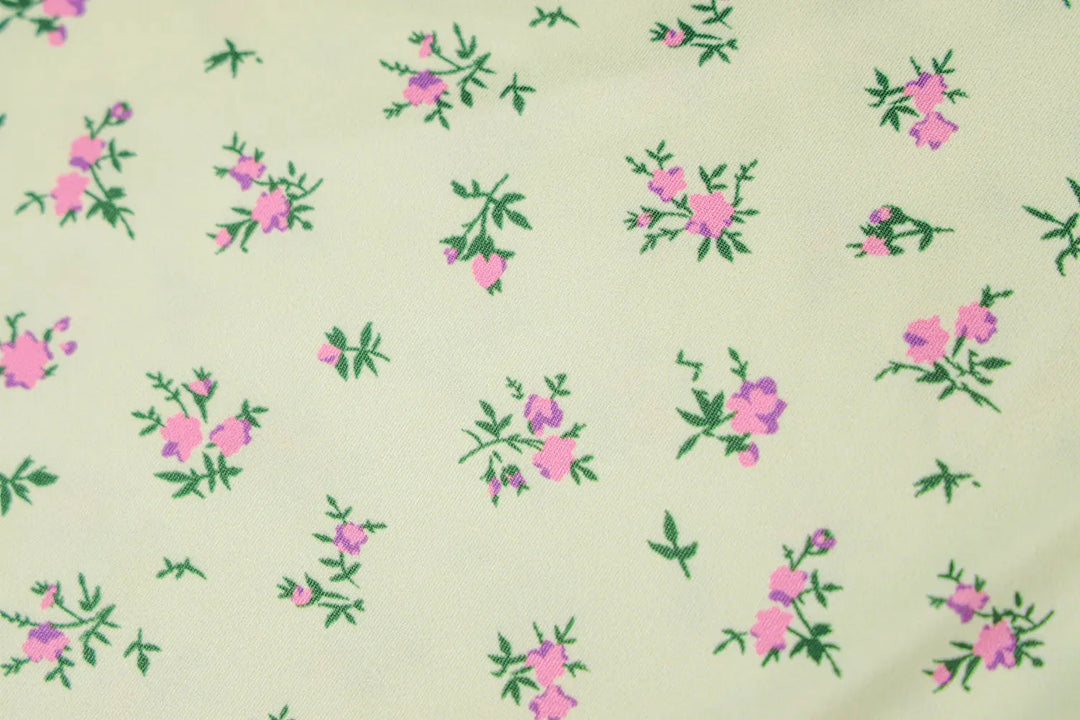 Stilla | Kvinders Høj Split Blomstertrykte Mode Designer Kjoler (midi)