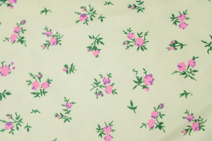 Stilla | Kvinders Høj Split Blomstertrykte Mode Designer Kjoler (midi)