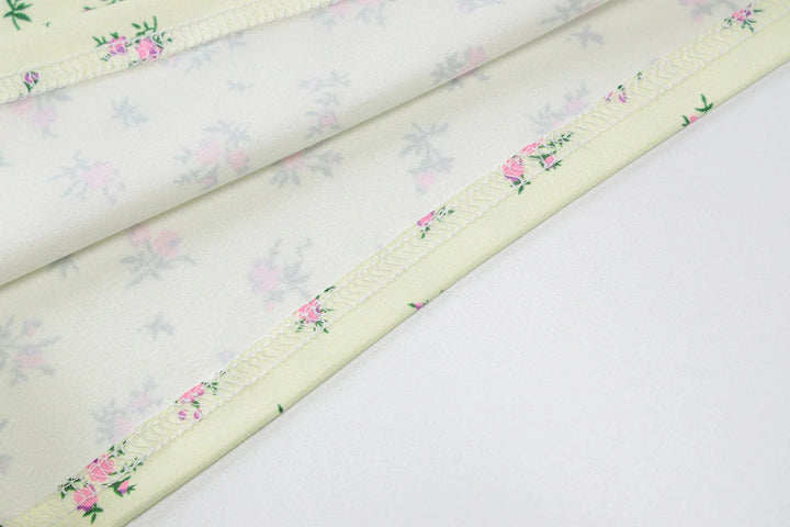 Stilla | Kvinders Høj Split Blomstertrykte Mode Designer Kjoler (midi)