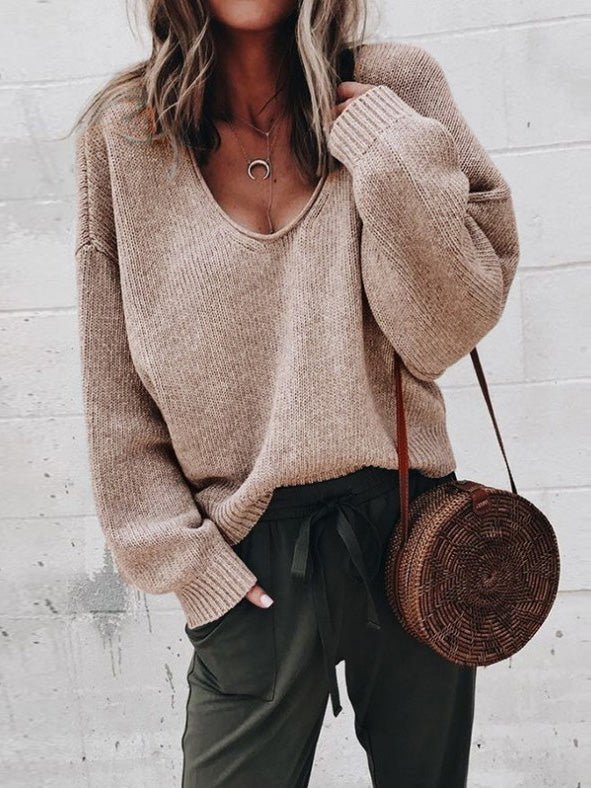 Stilla | Læderagtig og Løs Sweater