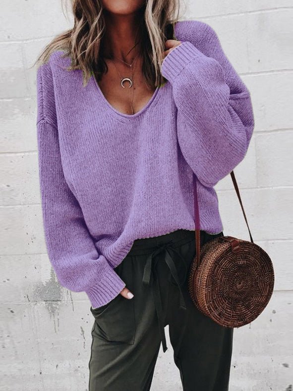 Stilla | Læderagtig og Løs Sweater