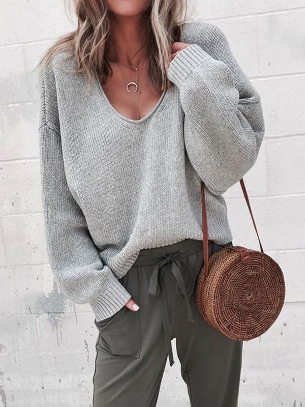 Stilla | Læderagtig og Løs Sweater