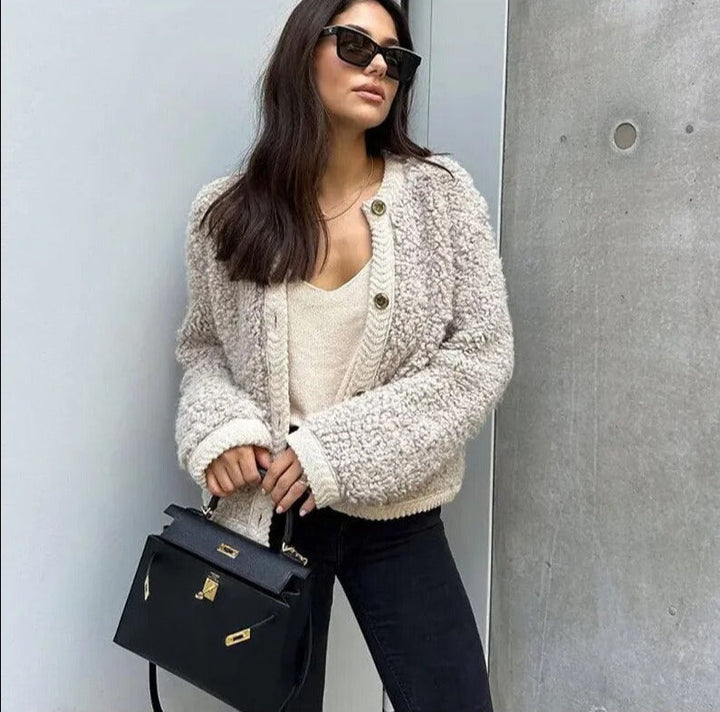 Stilla | Dame teddyjakke