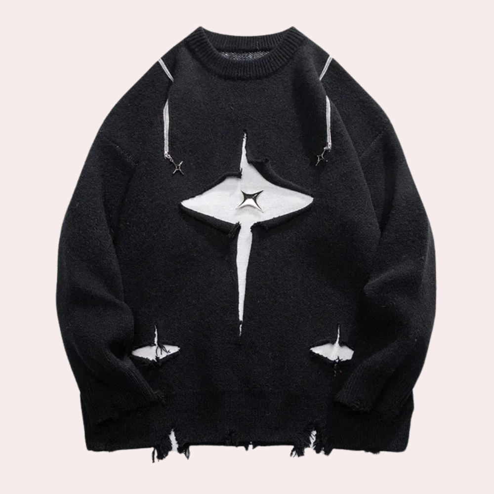 Stilla | Løs Rundhals Sweater til Mænd
