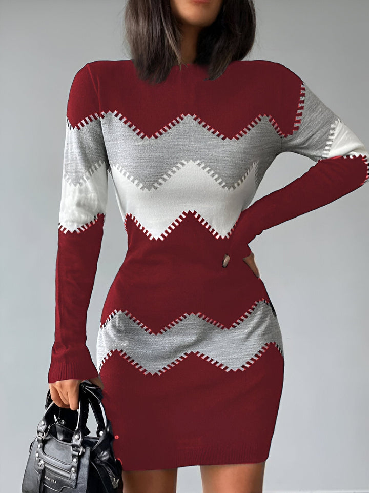 Stilla | Elegante Strikket Bodycon Mini Kjole