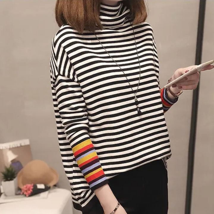 Stilla | Elegante Stribet Top til Kvinder