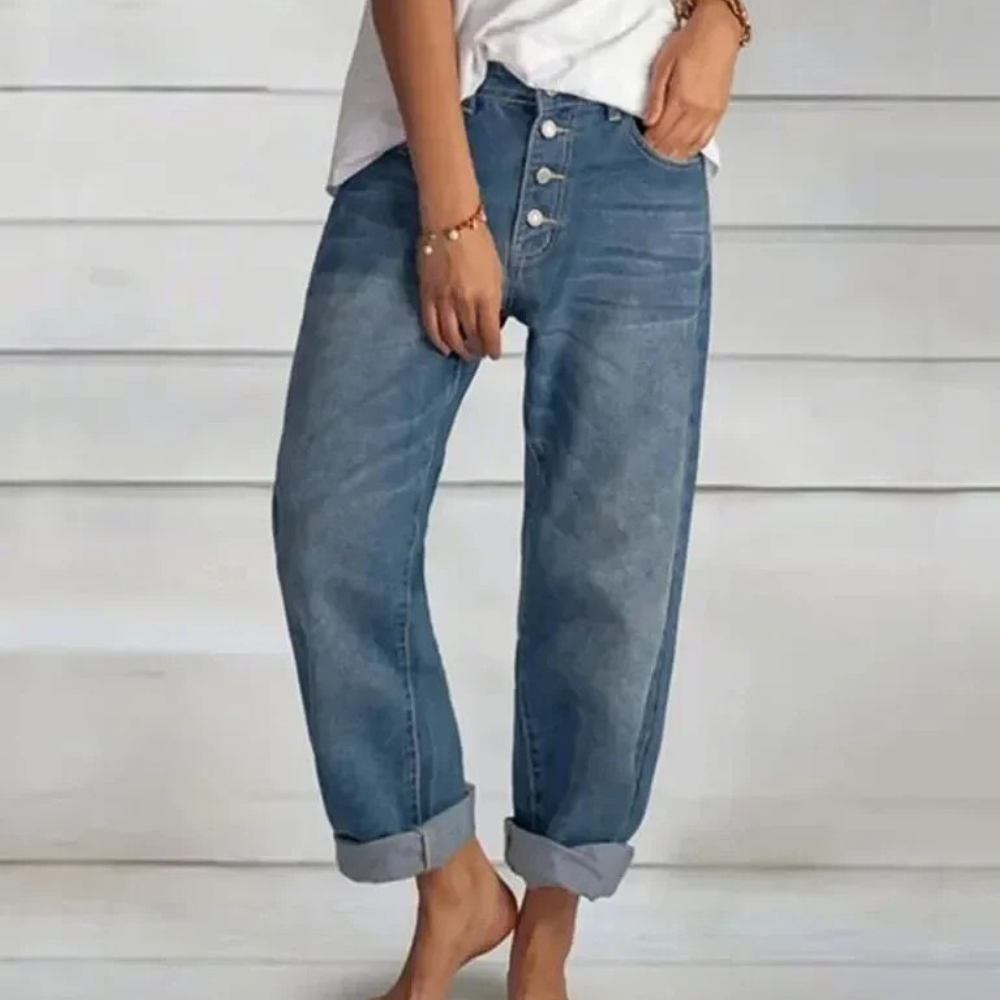 Stilla | Funktionelle Højtaljede Jeans til Damer