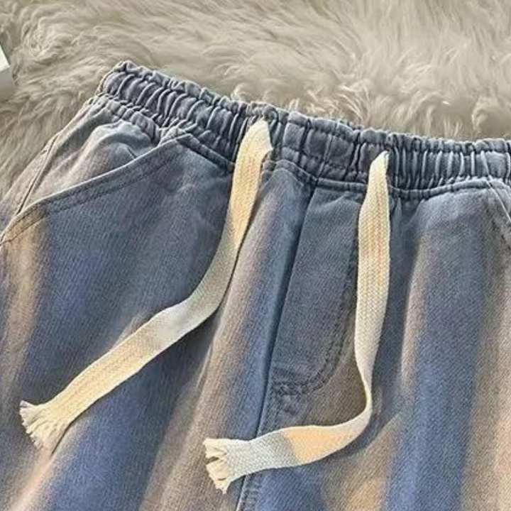 Stilla | Mænd Denim Bukser med Snøre