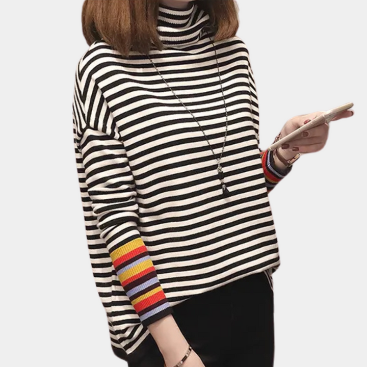 Stilla | Elegante Stribet Top til Kvinder